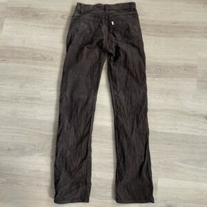 Vintage 70's Levi's Corduroy Pants Men's 28x32‎ White Tab Rare Dark Brown